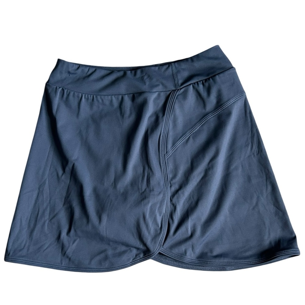 Halara Everyday High Waisted Side Pocket 2 in 1 Micro Mini Dark Gray Golf Skort - Picture 5 of 9